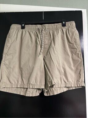 Amazon Essentials Men's Tan Drawstring Shorts